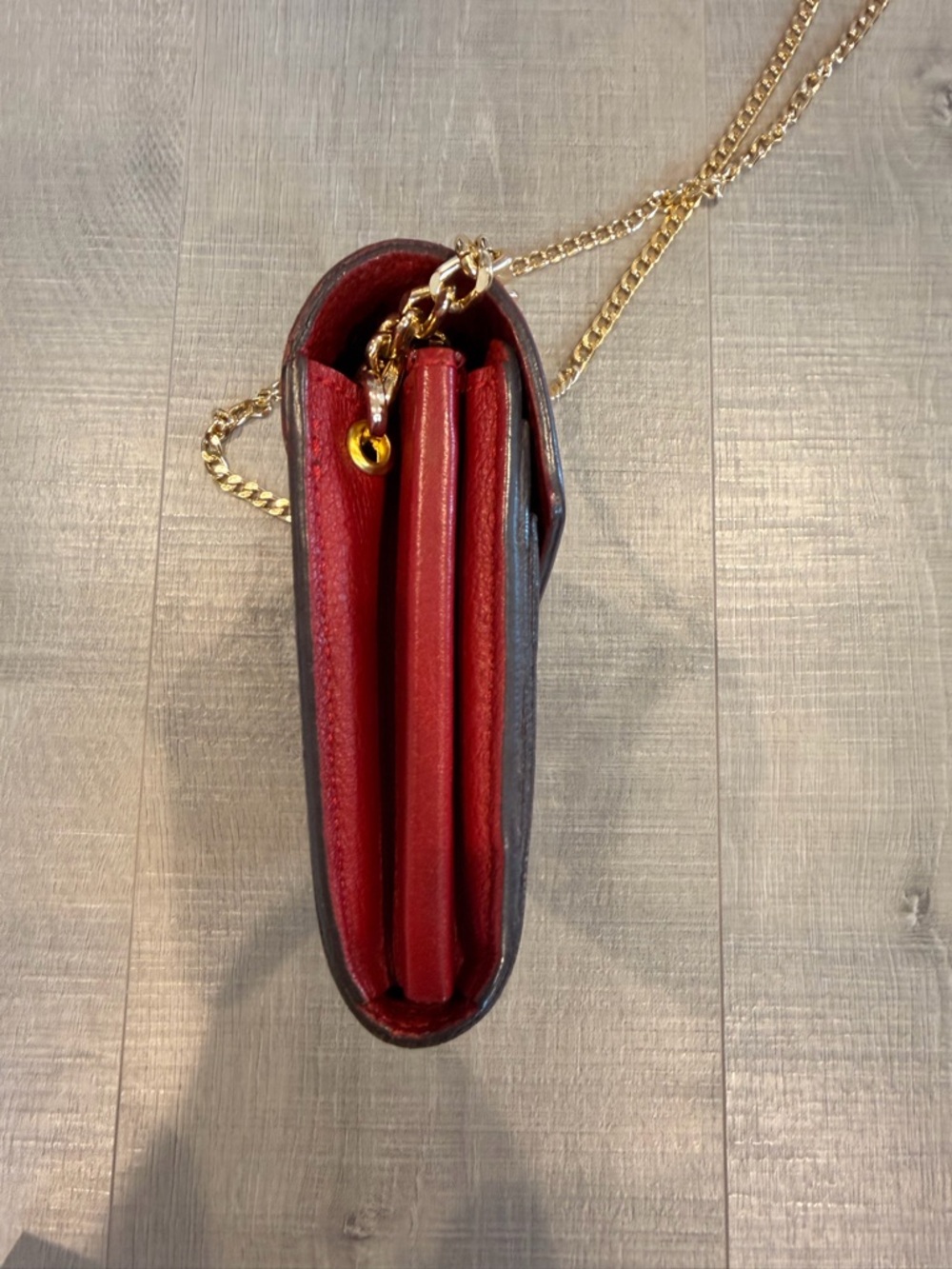 Louis Vuitton Pallas Wallet with Added Crossbody Chain - Picture 5 of 10